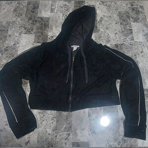 FOREVER 21 cropped zip up